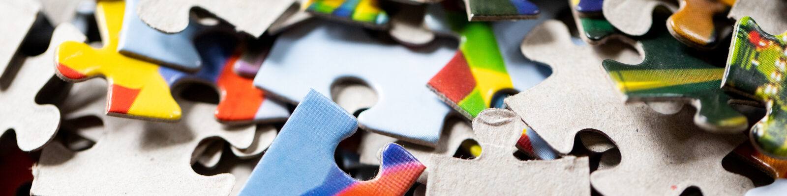 colorful jigsaw puzzle pieces