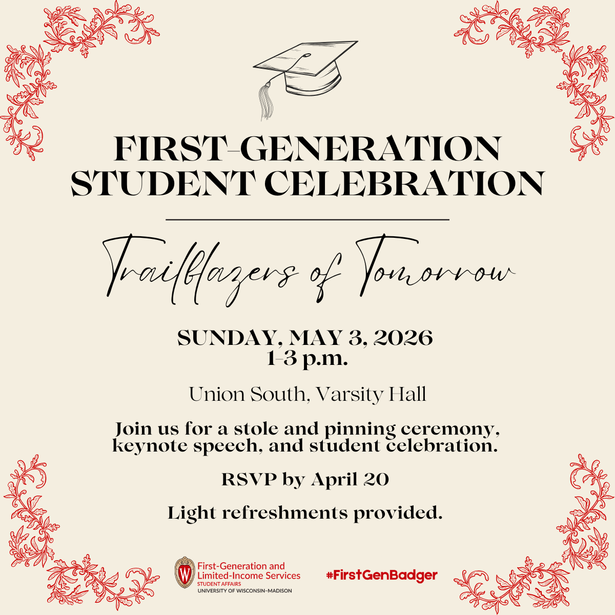 First-Generation Student Celebration - Trailblazers of Tomorrow